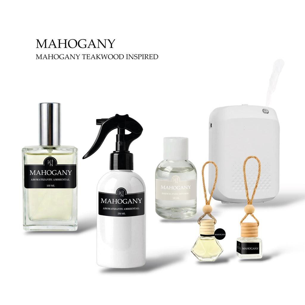 MAHOGANY - Fragancias ambientales (Roomsprays, Difusor para auto, Esencia para difusor)A