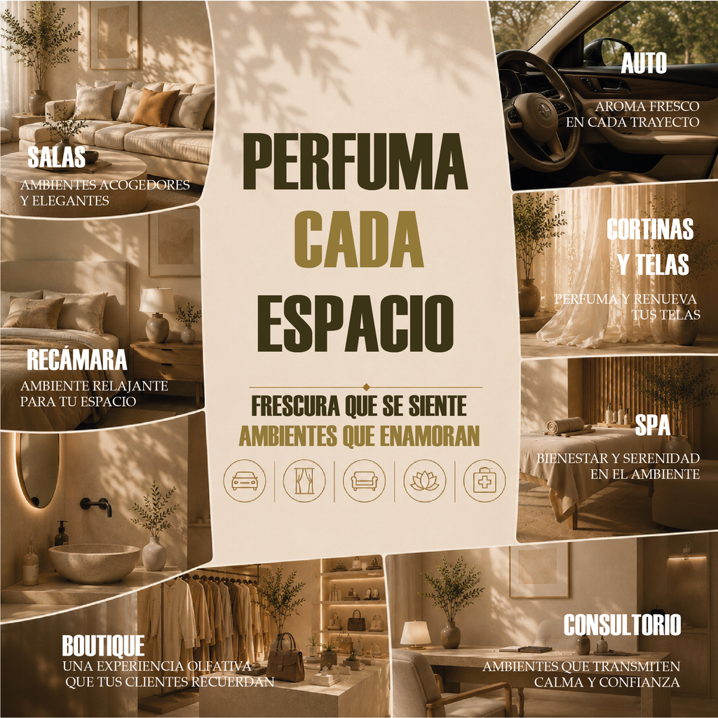 Aromatizante Ambiental SANTAL | Inspirado en Santal 33 | Spray para Hogar 250 ml