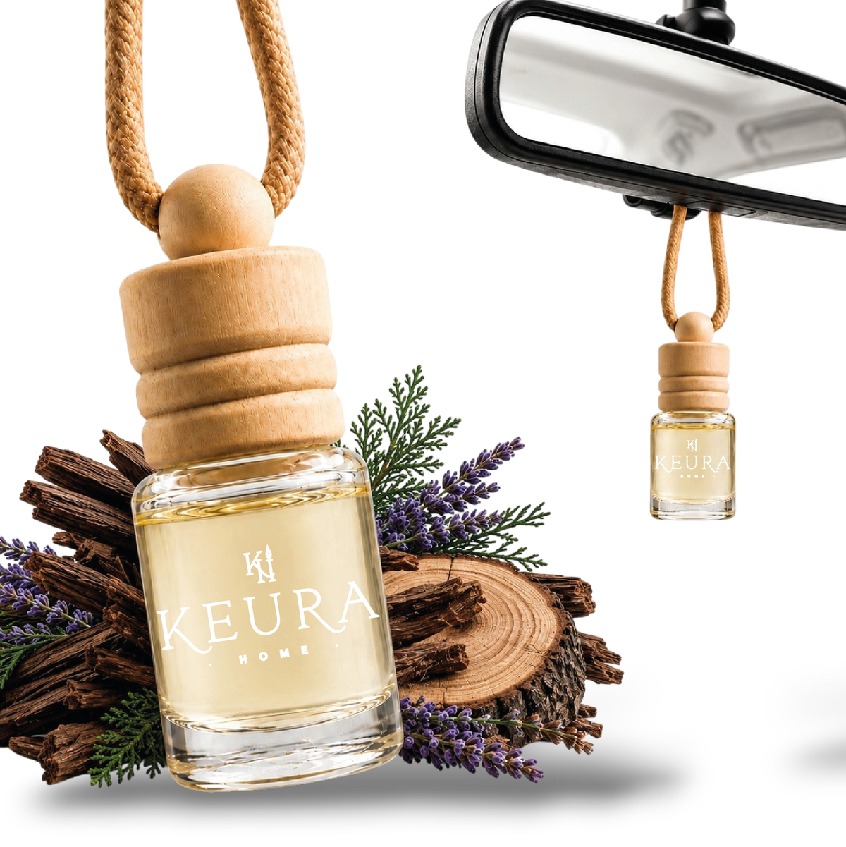 Difusor para Auto MAHOGANY | Inspirado en Mahogany Teakwood | 6 ml