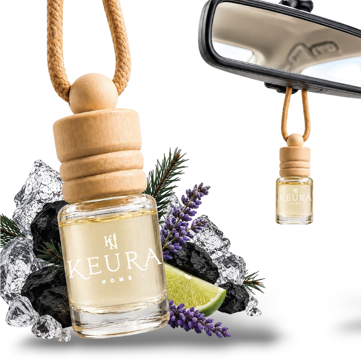 Difusor para Auto FROZEN NOIR | Inspirado en Black Ice | 6 ml