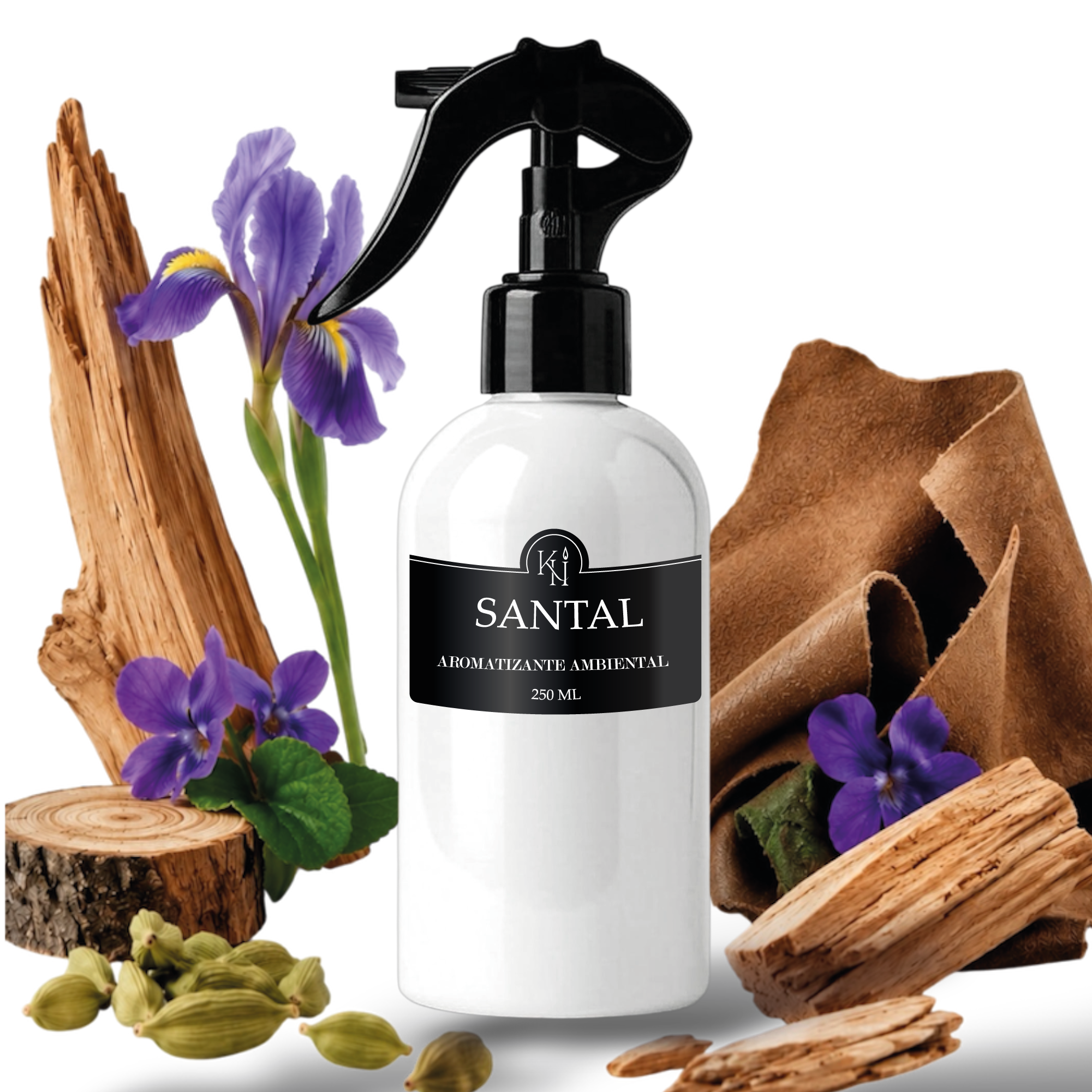 Aromatizante Ambiental SANTAL | Inspirado en Santal 33 | Spray para Hogar 250 ml